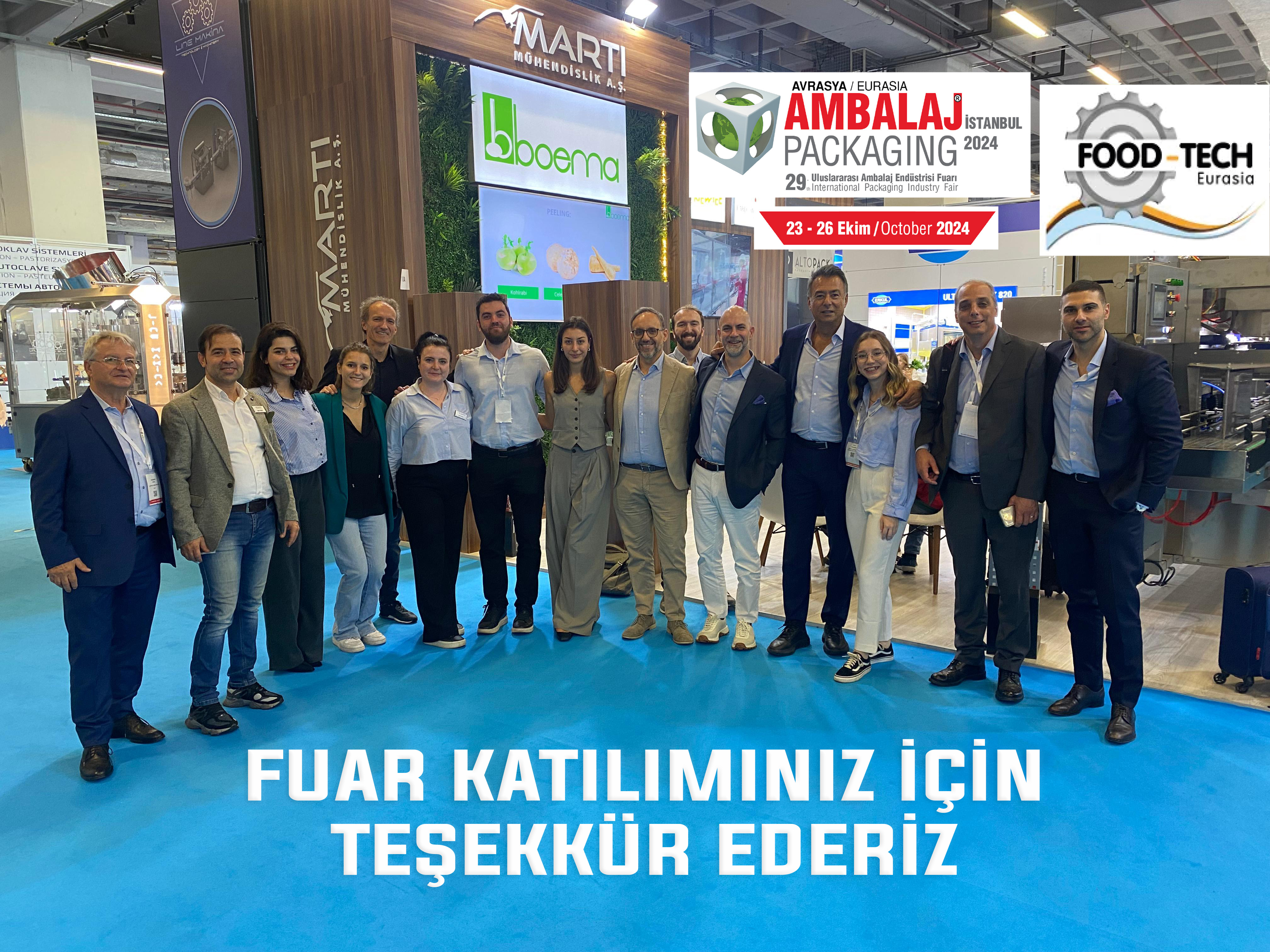 Fuar Katılımınız İçin Teşekkür Ederiz 